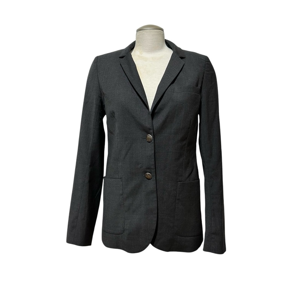 Talula Dark Gray Notch Lapel Blazer